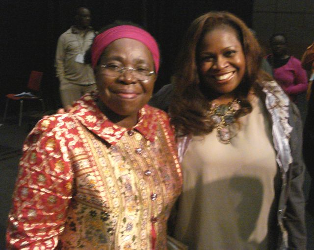 South Africa Minister of Home Affairs Dr. N C Dlamini Zuma and Jackie Sunshine Smith in Durban SA.JPG