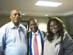 South Africa Minister of Transport Sbu Ndebele with Jackie Sunshine Smith and Willie Monroe.JPG