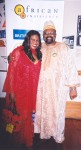 Jackie Smith and Durban Mayor Obed Mlaba at city hall reception Durban South Africa.jpg