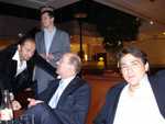 Bernard Roos and Sergio Rives at Bell vs Mormeck Paris.JPG