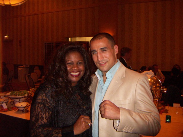 Arthur Abraham and Jackie Sunshine Smith at Don King Valuev vs Barrett post fight party.JPG