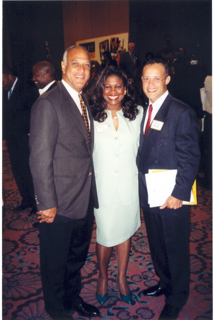 Mayor Bill Campbell, Jackie Smith & Terry Smith at Willie Gary Football Classic Luncheon Jacksonville, FL.jpg