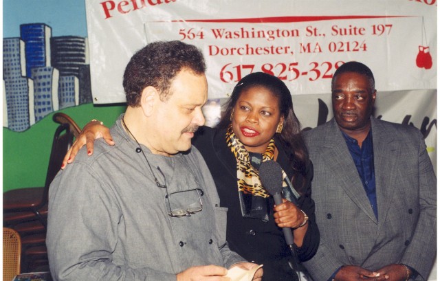 Bob Rocky Russo, Jackie Smith, Doug Pendarvis at Rocky's Restaurant Press Conf for ATLfight.jpg
