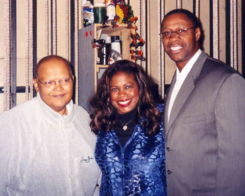 Rev Charles Williams, Jackie Sunshine Smith & James Hunter backstage at Tom Joyner Morning Show for Circle City Classic Indianapolis.jpg