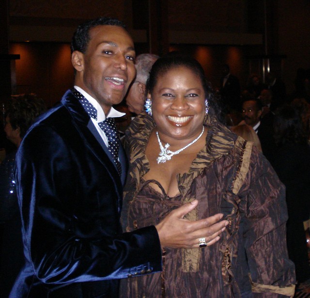 Dwight Eubanks and Jackie Sunshine Smith at Trumpet Awards in Atlanta.JPG