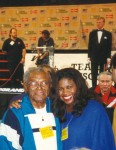 Eddie Futch & Jackie Sunshine Smith at Holyfield-Tyson weighin MGM Grand Las Vegas.jpg