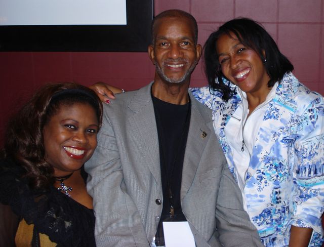 Jackie Sunshine Smith with Moses Brewer and Sandra Taylor at NBCA Hall of Fame ATL.JPG
