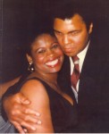 Jackie Sunshine Smith  & Muhammad Ali at Don King Postfight Party for Mike Tyson-Pinklon Thomas Las Vegas.jpg