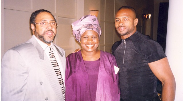 Murad Muhammad, Jackie Smith, Roy Jones at Muhammad Ali Reception in Atlanta.jpg