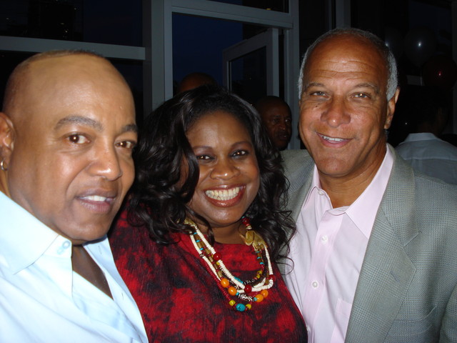 Peabo Bryson with Jackie Sunshine Smith and former Atlanta Mayor Bill Campbell at Peabo Birthday Party.JPG