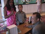 Jackie Sunshine Smith with author & brother Terry Smith, and actor & nephew Trae Smith.jpg