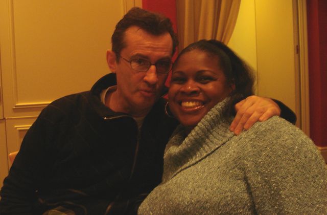 Thierry Chambefort and Jackie Sunshine Smith at Holyfield vs Valuev.JPG