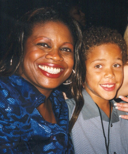 Jackie Smith & nephew Trae Smith at EarthLink Live Boxing Show in Atlanta.jpg