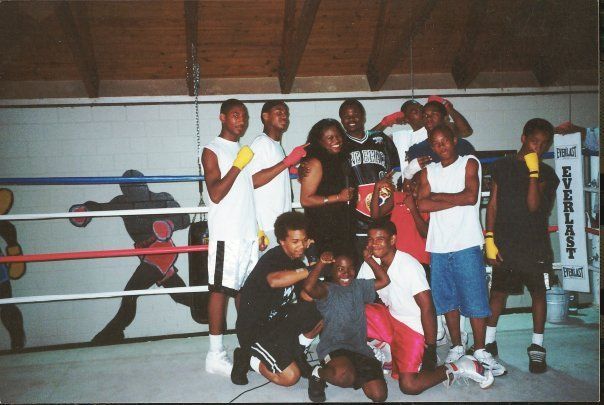 Vernon Forrest and Jackie Sunshine Smith with ATL PAL Boxing Team.jpg