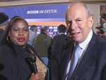 Wilfried Sauerland interviewed by Jackie Sunshine Smith at Holyfield vs Valuev in Zurich Switzerland.JPG