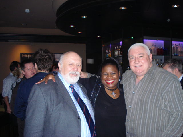 Austrian Boxing Federation President Wallibald Palatin with Jackie Sunshine Smith and Milan Vujcic in ZURICH.JPG