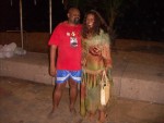 Durban Mayor Obed Mlaba and Jackie Sunshine Smith at Durban Beachfront.JPG