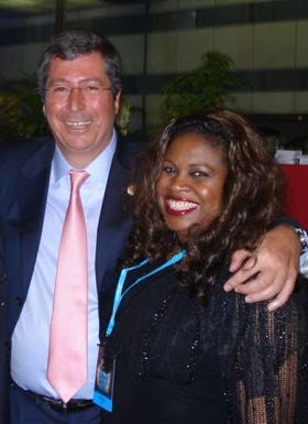 Mayor Patrick Balkany and Jackie Sunshine Smith at Bell vs Mormeck in Paris France.JPG