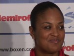 Laila Ali at Ali vs Sandell postfight presser Berlin.JPG