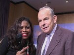 Jackie Sunshine Smith and Wilfried Sauerland at Valuev vs Ruiz presser.jpG